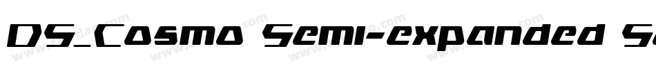 DS_Cosmo Semi-expanded SemiBold字体转换